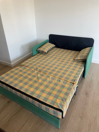 Sofá Cama Vintage Tartán