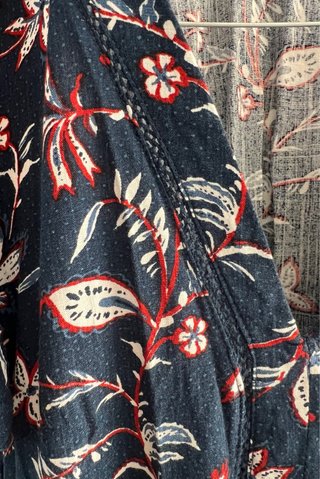 Vestido Springfield floral viscose tam. 36