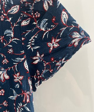 Vestido Springfield floral viscose tam. 36