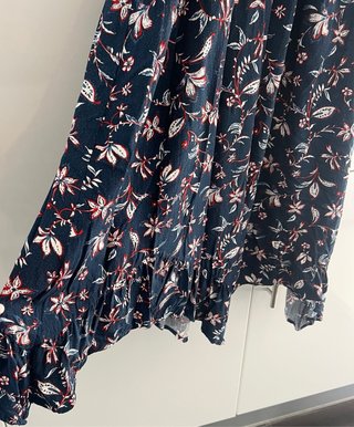 Vestido Springfield floral viscose tam. 36