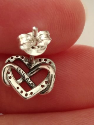 Orecchini Pandora Cuore Infinito