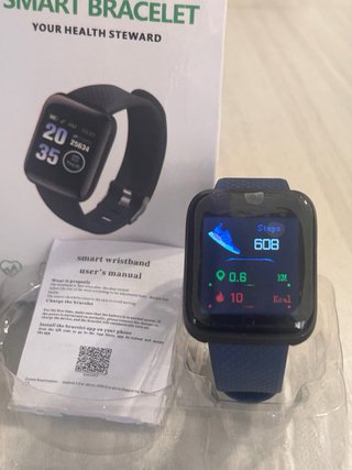 SmartWatch Fitness Tracker Blu