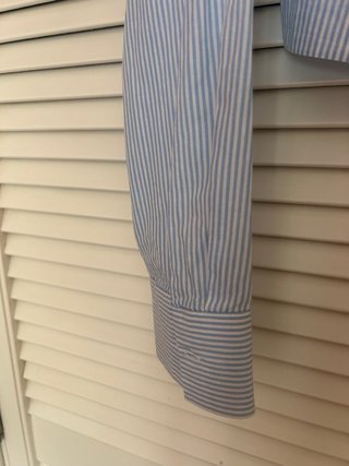 Camisa rayas azul y blanco