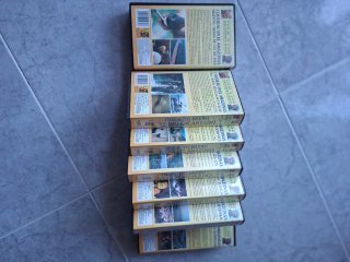 Lote 7 Cintas VHS Jacques Cousteau Amazonas
