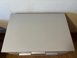 Mueble organizador gris