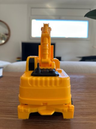 Camión Excavadora Amarillo Juguete