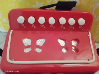 Fisarmonica per bambini rossa