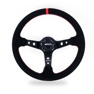 Volante OCC Carbono Rojo