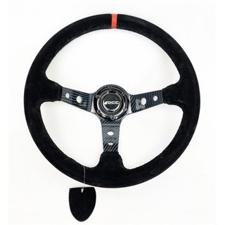 Volante OCC Carbono Rojo