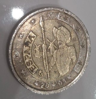 Moneda 2 Euros España Don Quijote 2005
