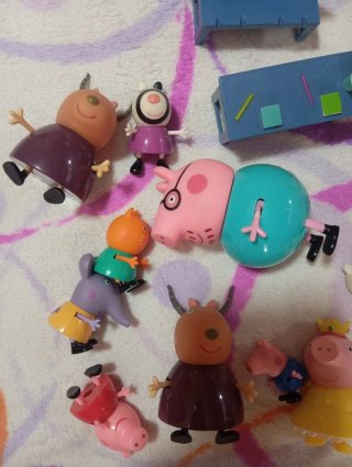 Lote Peppa Pig Escuela Muñecos
