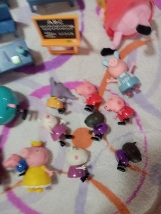 Lote Peppa Pig Escuela Muñecos