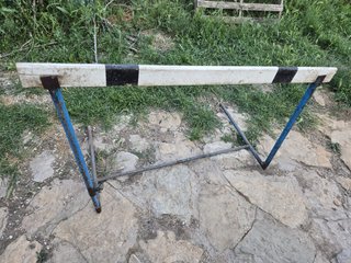 Valla de Atletismo de Hierro y Madera Vintage