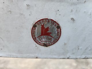 Valla de Atletismo de Hierro y Madera Vintage