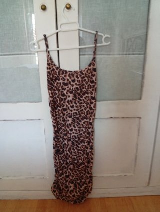 Vestido estampado leopardo