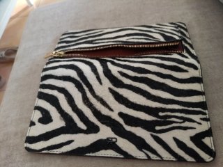 Cartera monedero cebra