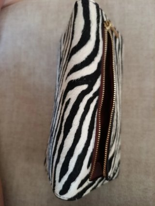 Cartera monedero cebra