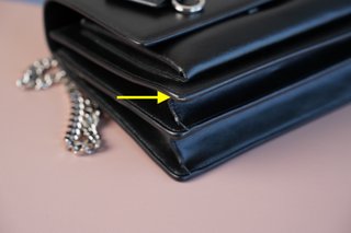 Borsa Yves Saint Laurent Sunset Medium YSL Nera