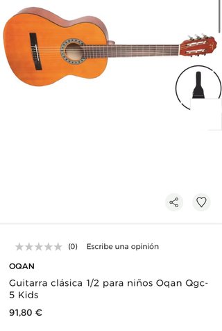Guitarra Infantil Oqan 1/2 QGC-5 José Torres
