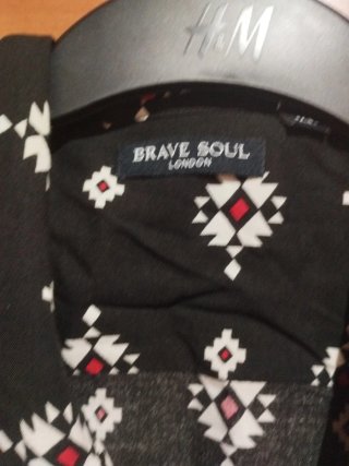 Camisa estampada BRAVE SOUL hombre