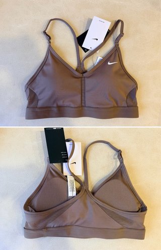 Top deportivo Nike marrón mujer