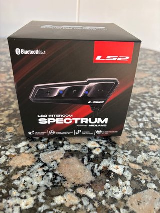 LS2 Intercomunicador Spectrum Bluetooth 5.1