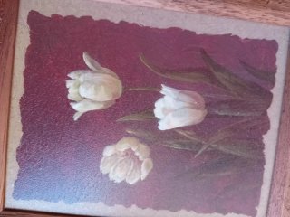 Vari quadri con cornice in legno