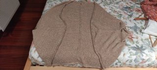 Capa larga lana beige Opus Talla Única