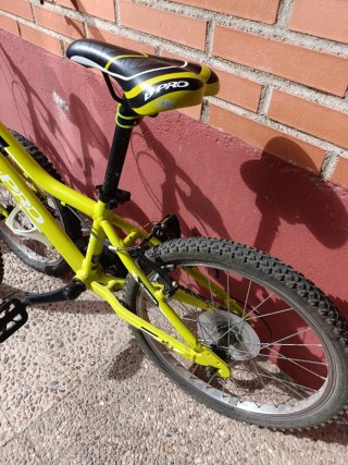 Bicicletas montaña  niños B-PRO 20 amarilla