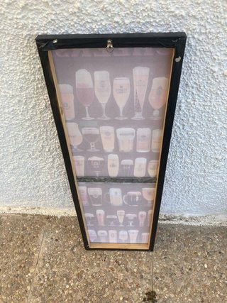 Lote 2 quadri collezione birre