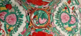 PLATOS EN PORCELANA PINTADOS A MANO CANTÓN CHINA
