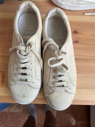 Zapatos Beige Plataforma