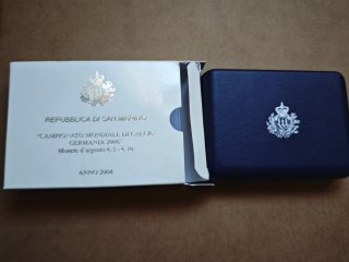 Monedas Plata San Marino 5 y 10 Euro