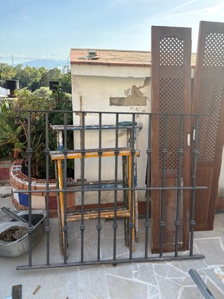 Reja hierro macizo