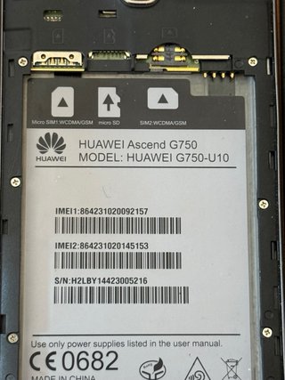 Huawei Ascend G750 android peças ou reparaçao