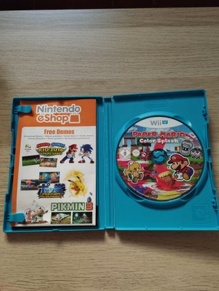 Paper Mario Color Splash Wii U PAL