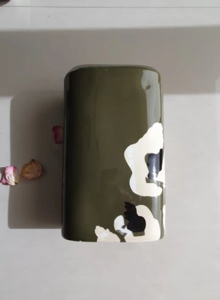 Vaso Maison du Monde verde e beige