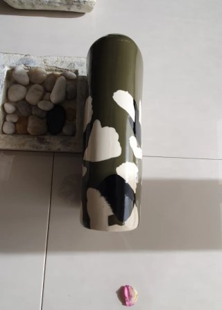 Vaso Maison du Monde verde e beige