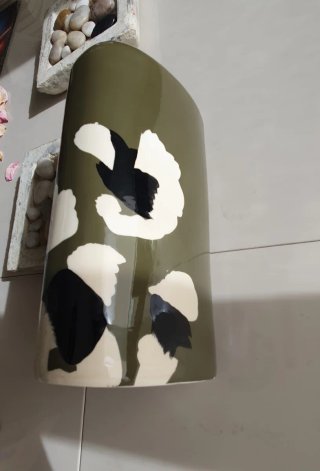 Vaso Maison du Monde verde e beige