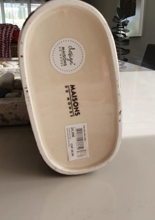Vaso Maison du Monde verde e beige