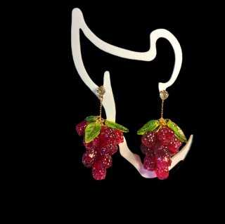 Orecchini Artigianali a Fragola