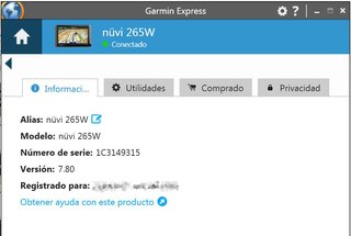 Navegador Garmin Nuvi 265W + Mapas Radares