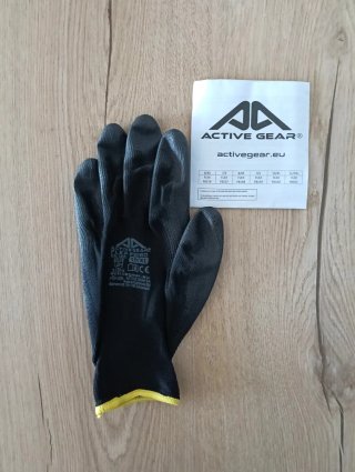 Lote 9 pares guantes trabajo látex XL Nuevos