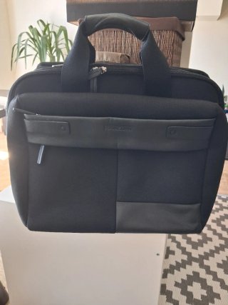Maletín Portafolios Manzoni Negro con Trolley