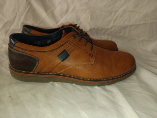 Zapatos de vestir hombre piel marrón talla 45