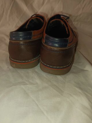 Zapatos de vestir hombre piel marrón talla 45