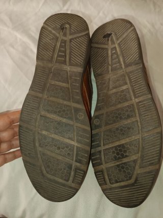 Zapatos de vestir hombre piel marrón talla 45