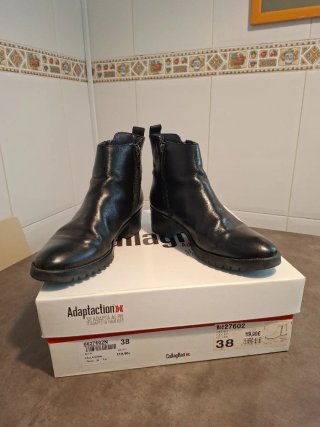 Botines Callaghan Negro Talla 38