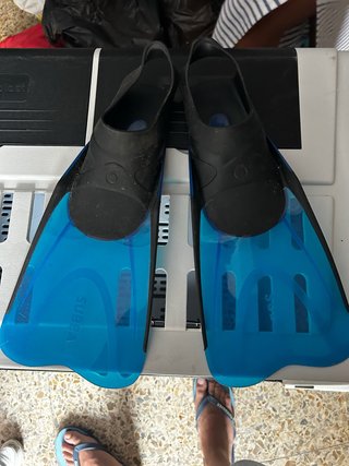 Aletas de buceo SUBEA azules