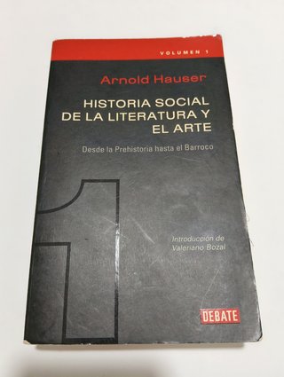 Historia social de la literatura y el arte. Vol.1